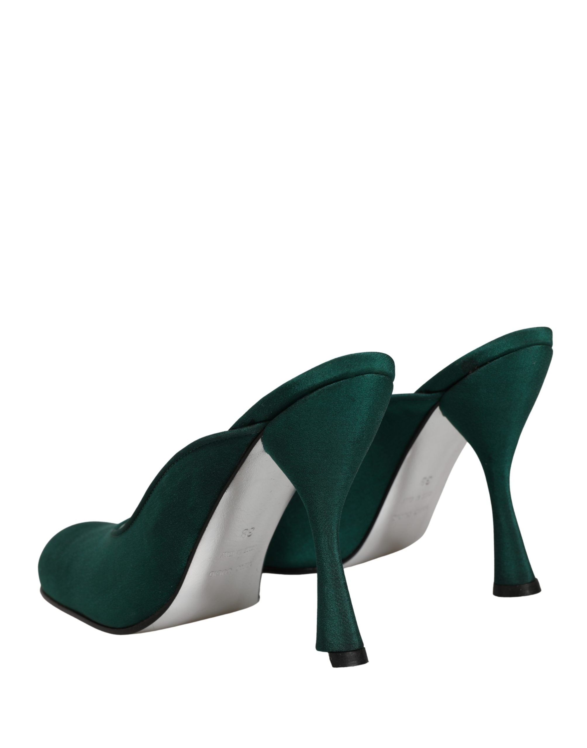 Green Suede Leather High Heel Pumps Shoes