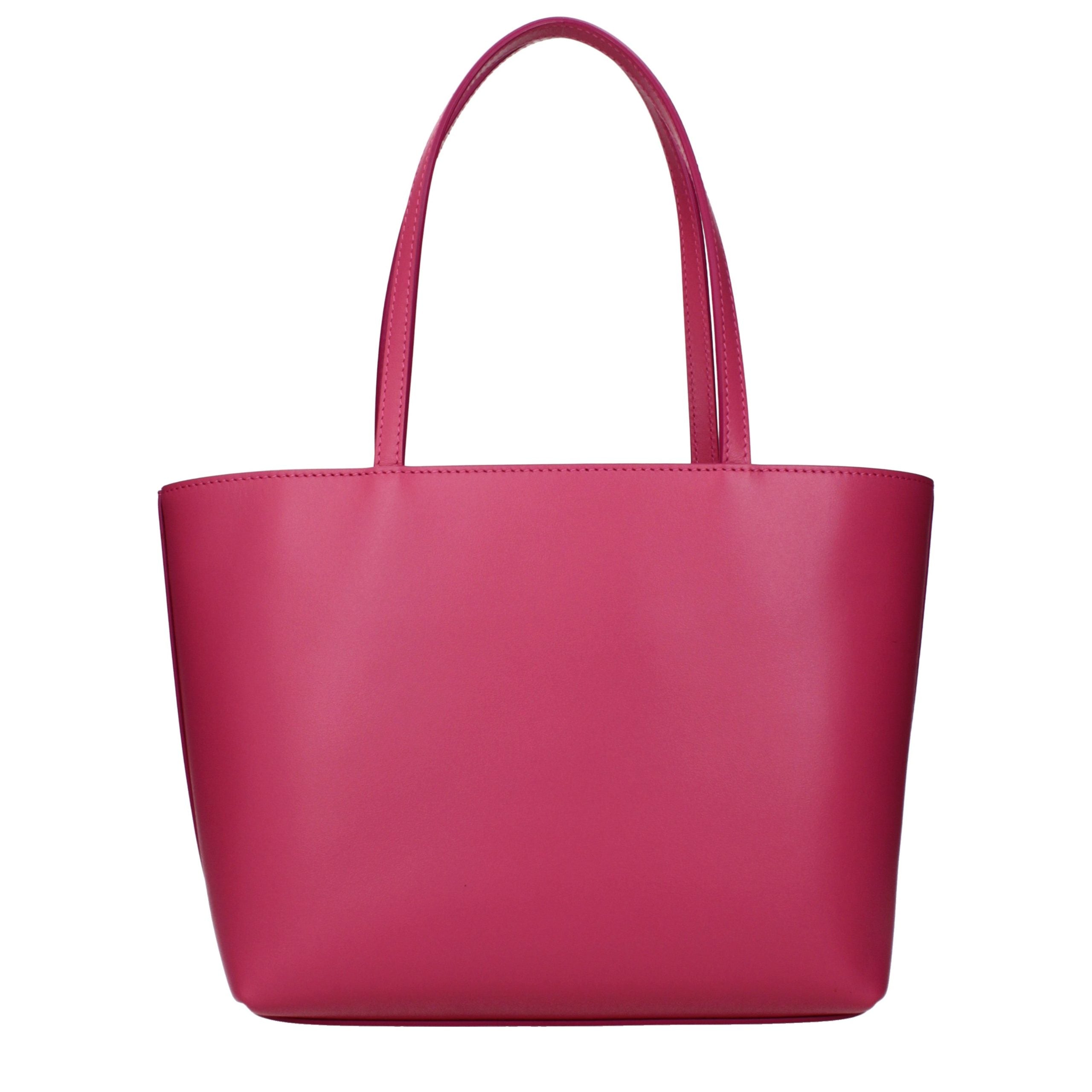 Pink Leather Handbag