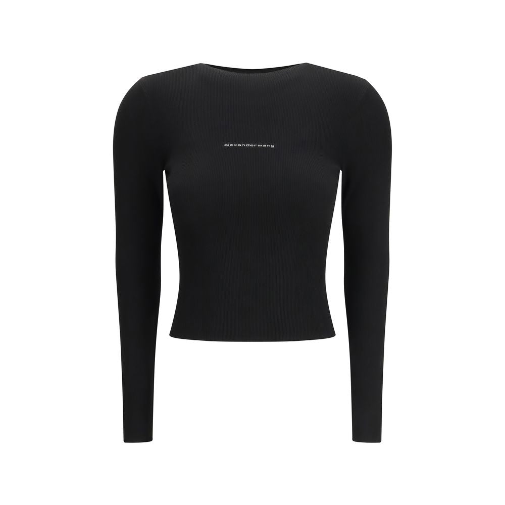 Black Cotton Sweatshirt