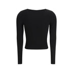 Black Cotton Sweatshirt