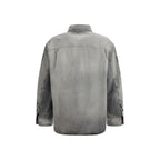 Gray Denim Shirt