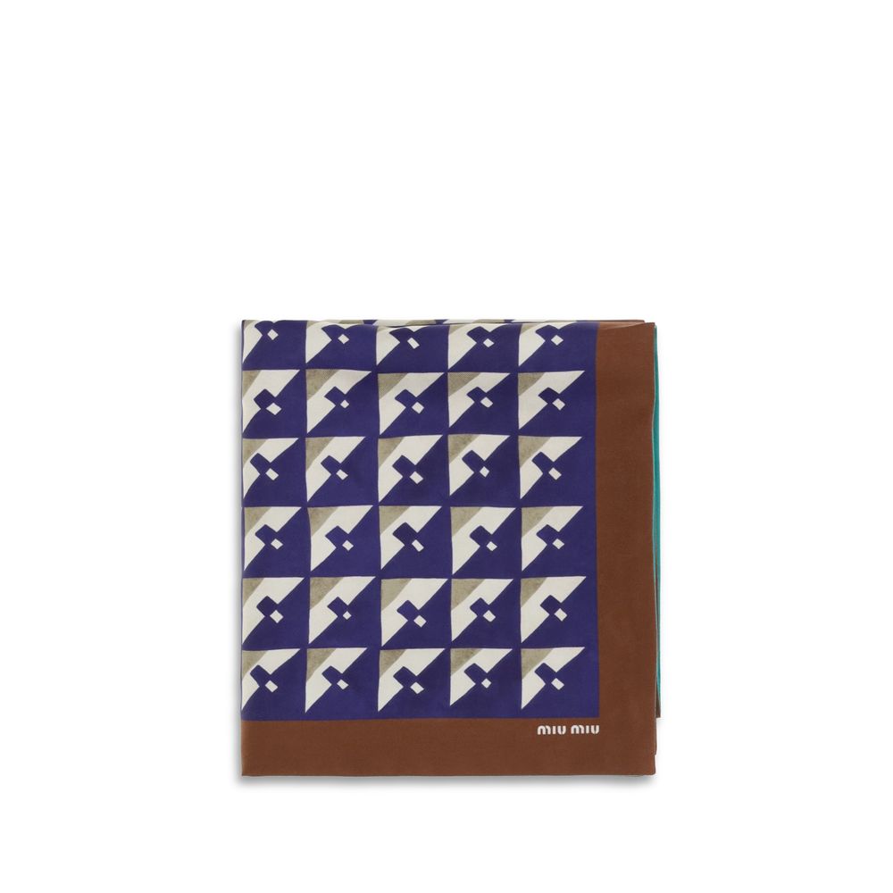 Multicolor Silk Scarf