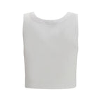 White Cotton Tank Tops