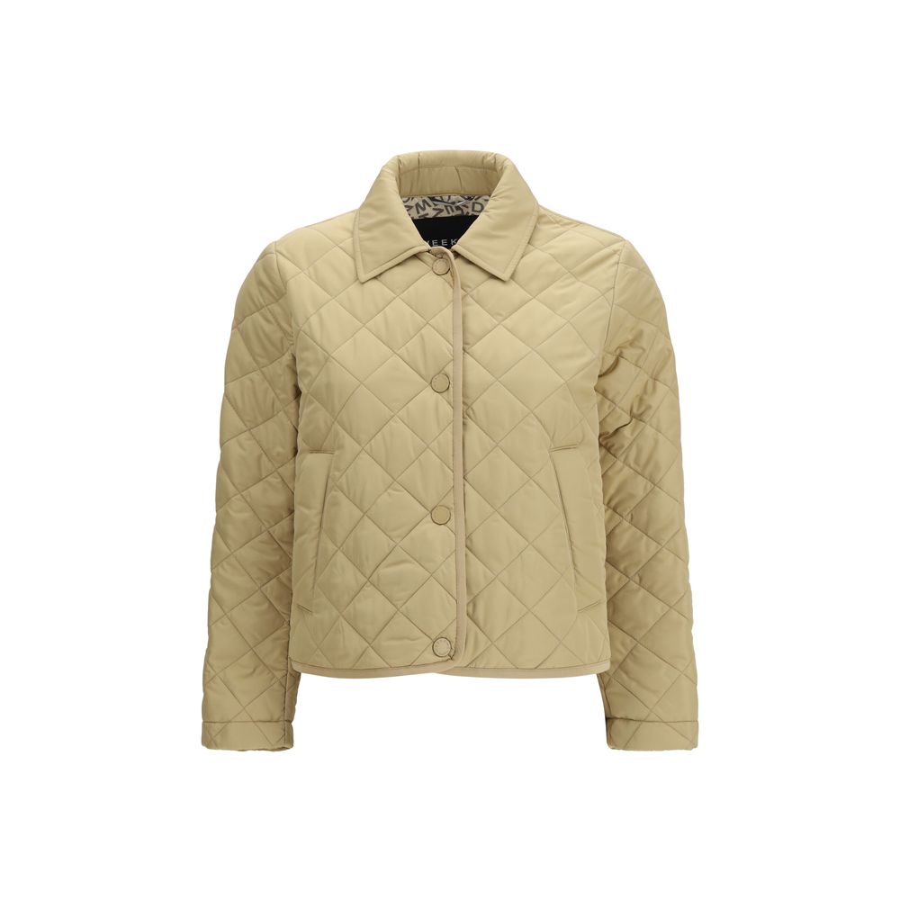 Beige Polyester Coat