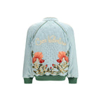 Blue Silk Bomber