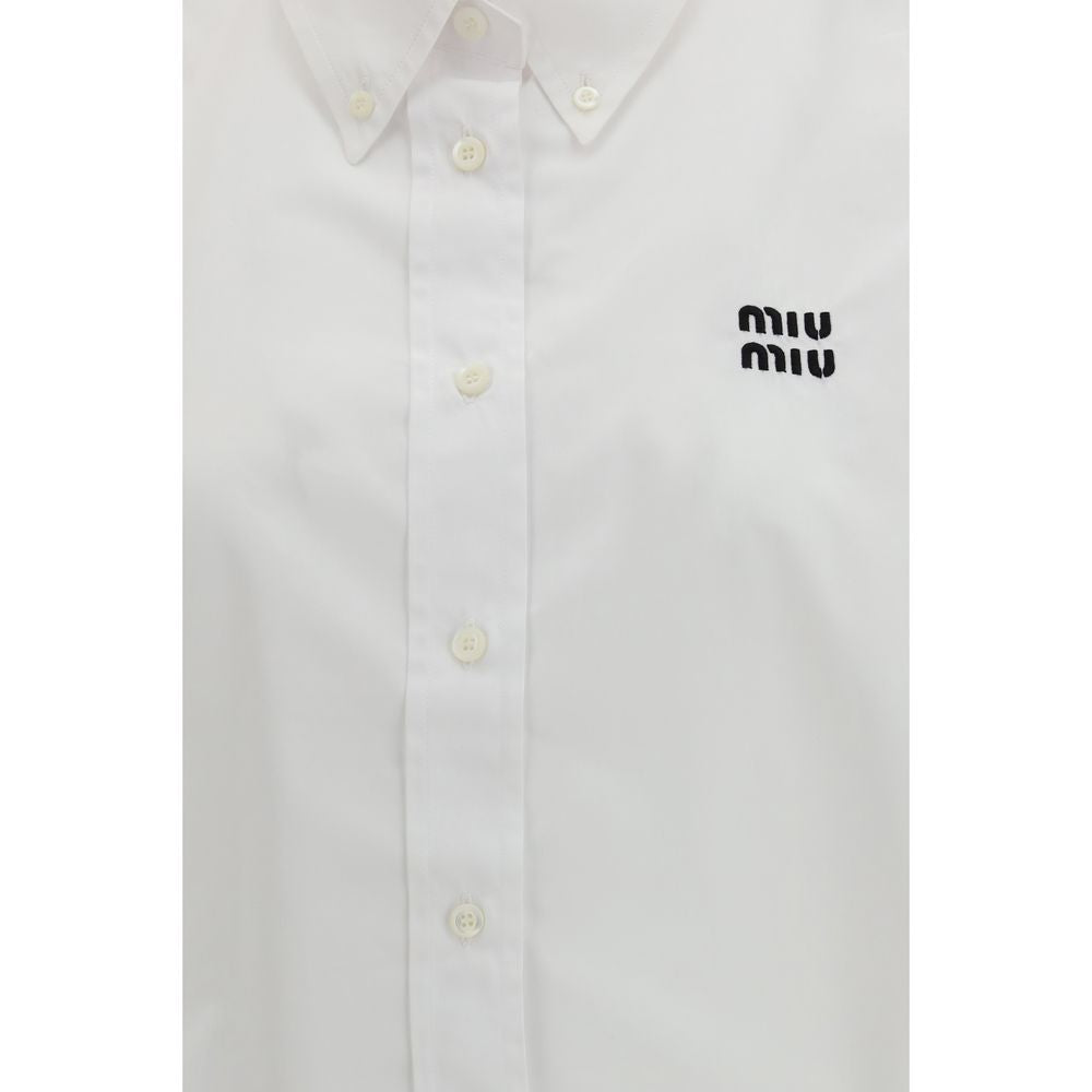 White Cotton Dress Shirt