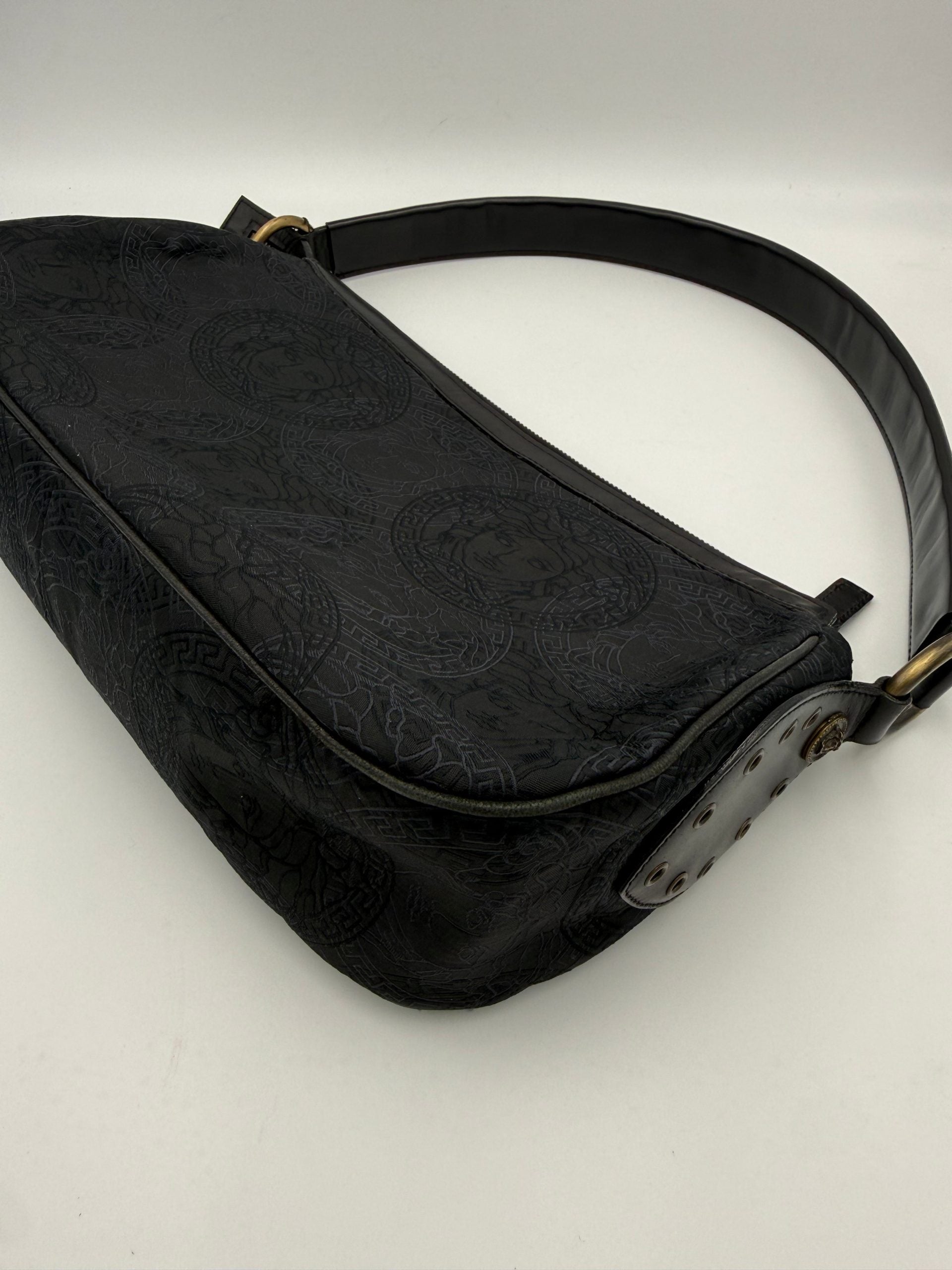 VERSACE Medusa Jacquard Shoulder Bag