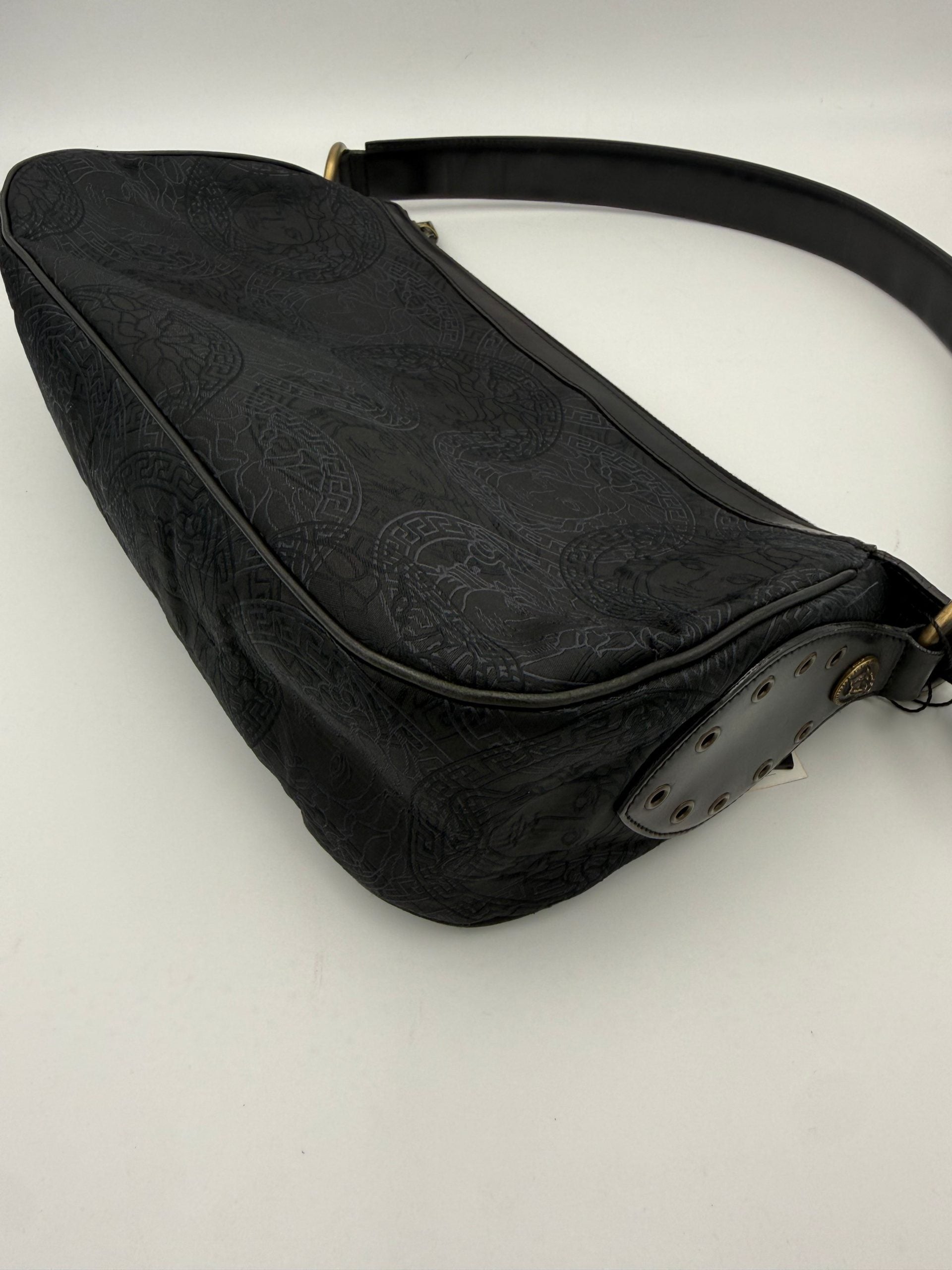 VERSACE Medusa Jacquard Shoulder Bag