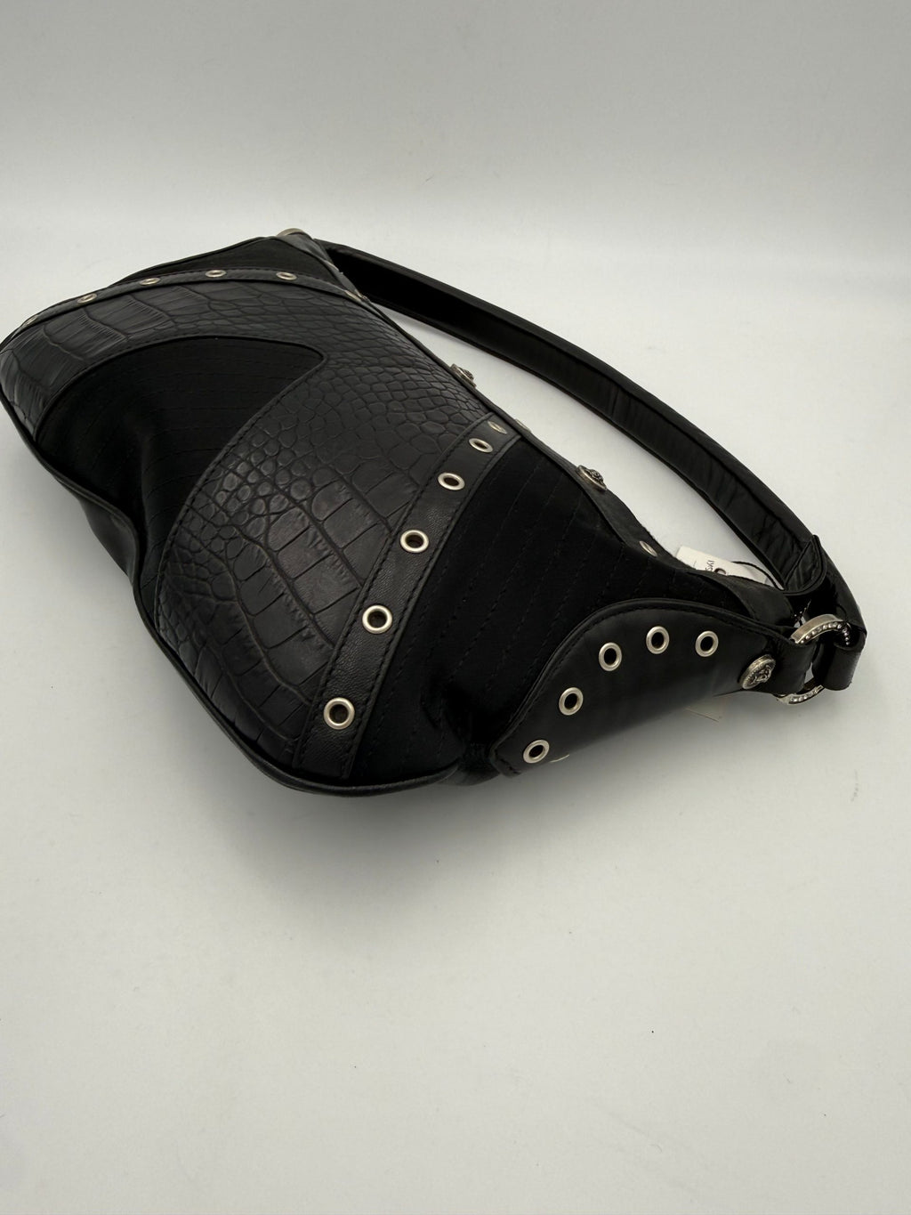 VERSACE Shoulder Bag in Studded Leather