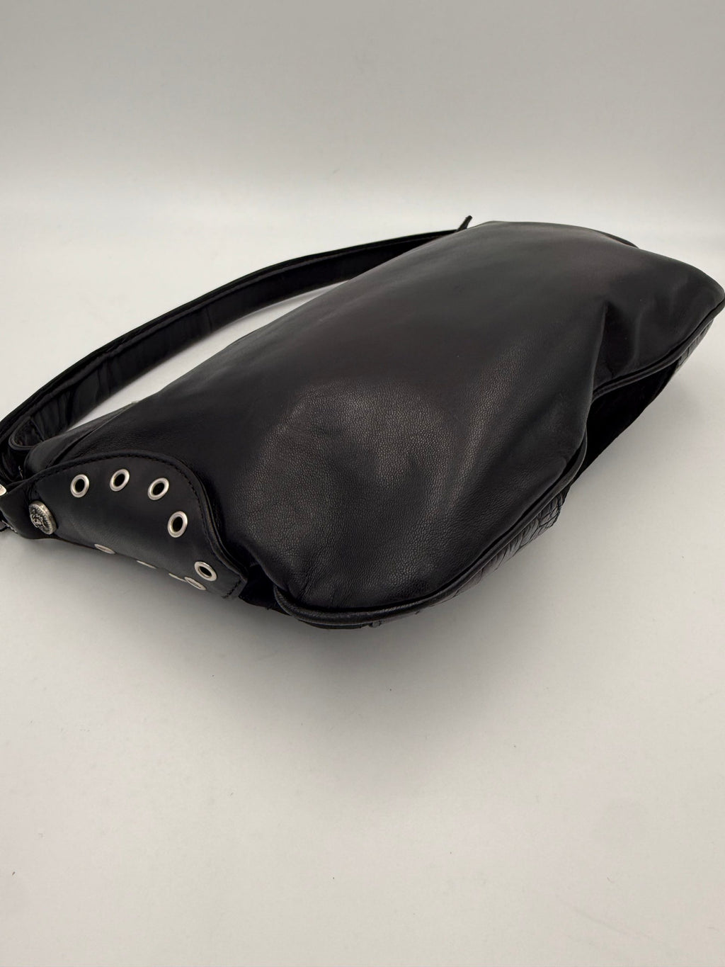 VERSACE Shoulder Bag in Studded Leather