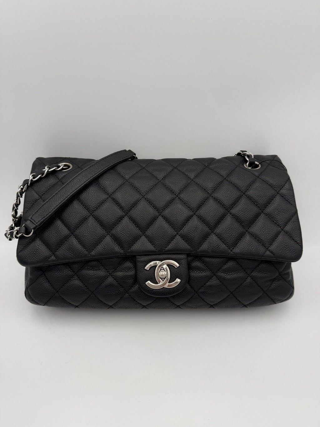 CHANEL Timeless Classique “ZIP FLAP BAG” Handbag