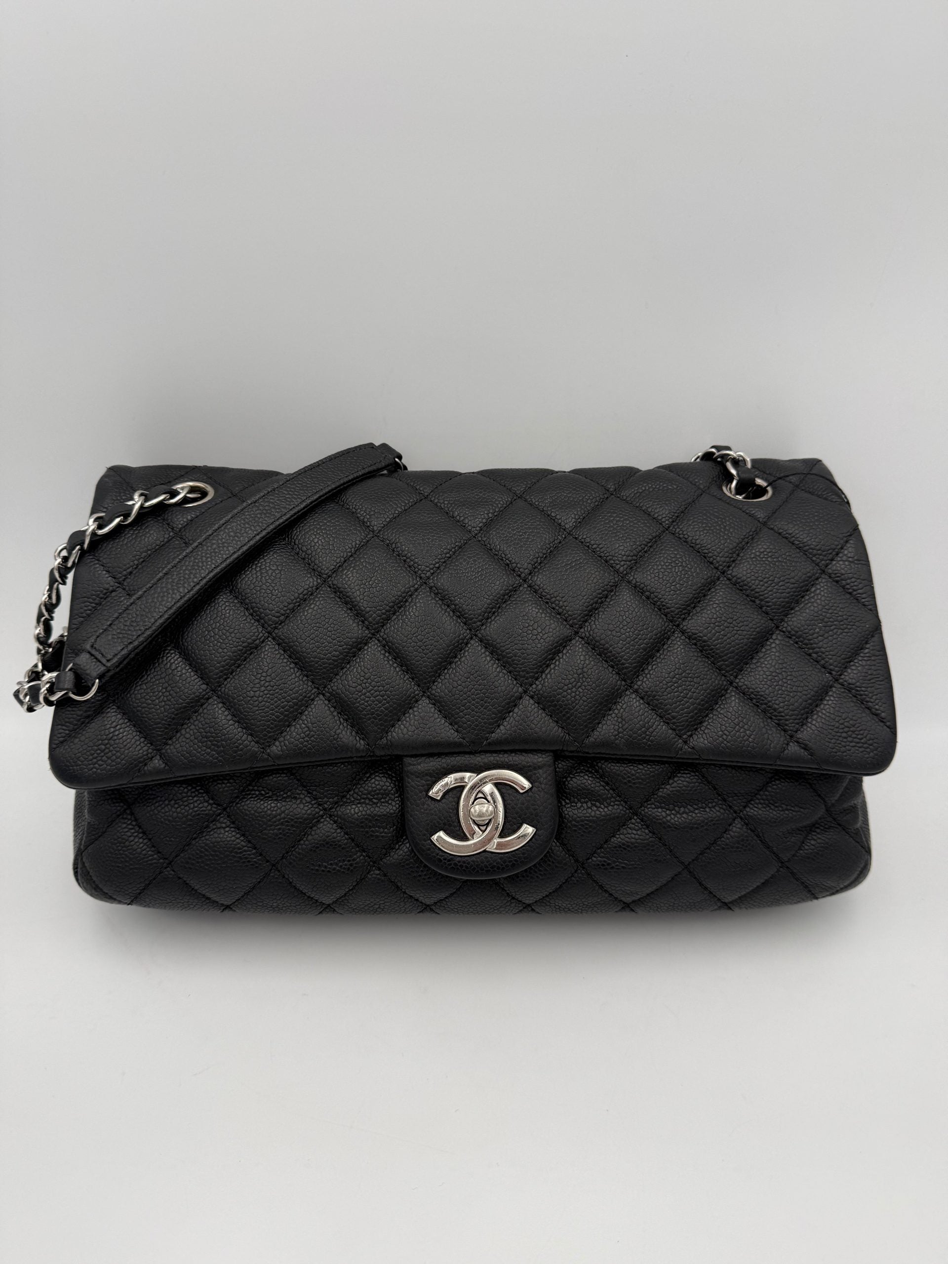 CHANEL Timeless Classique “ZIP FLAP BAG” Handbag