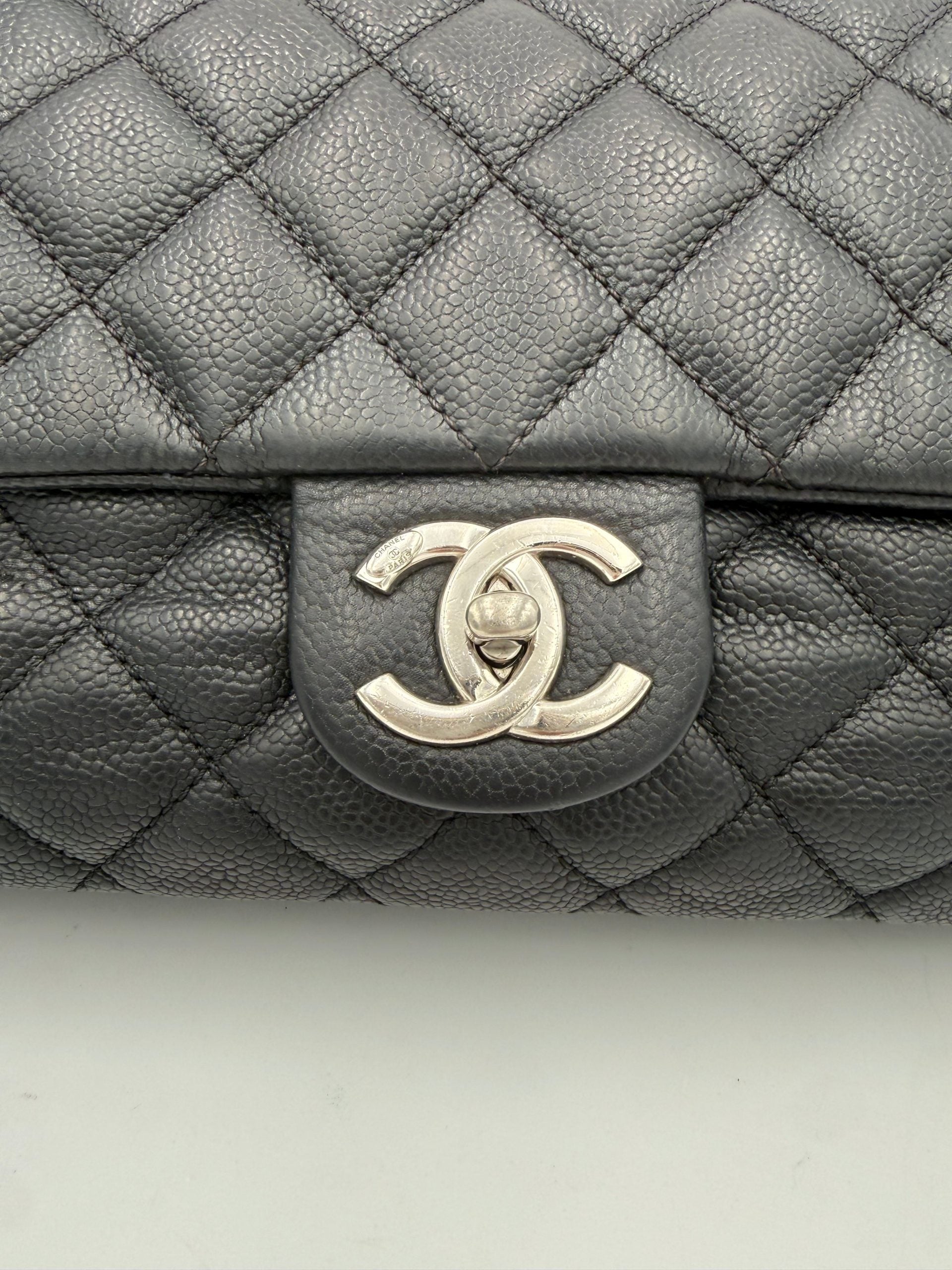 CHANEL Timeless Classique “ZIP FLAP BAG” Handbag