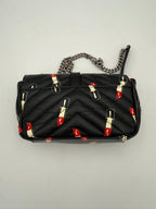 SAINT LAURENT MINI COLLEGE Lip Stick Handbag