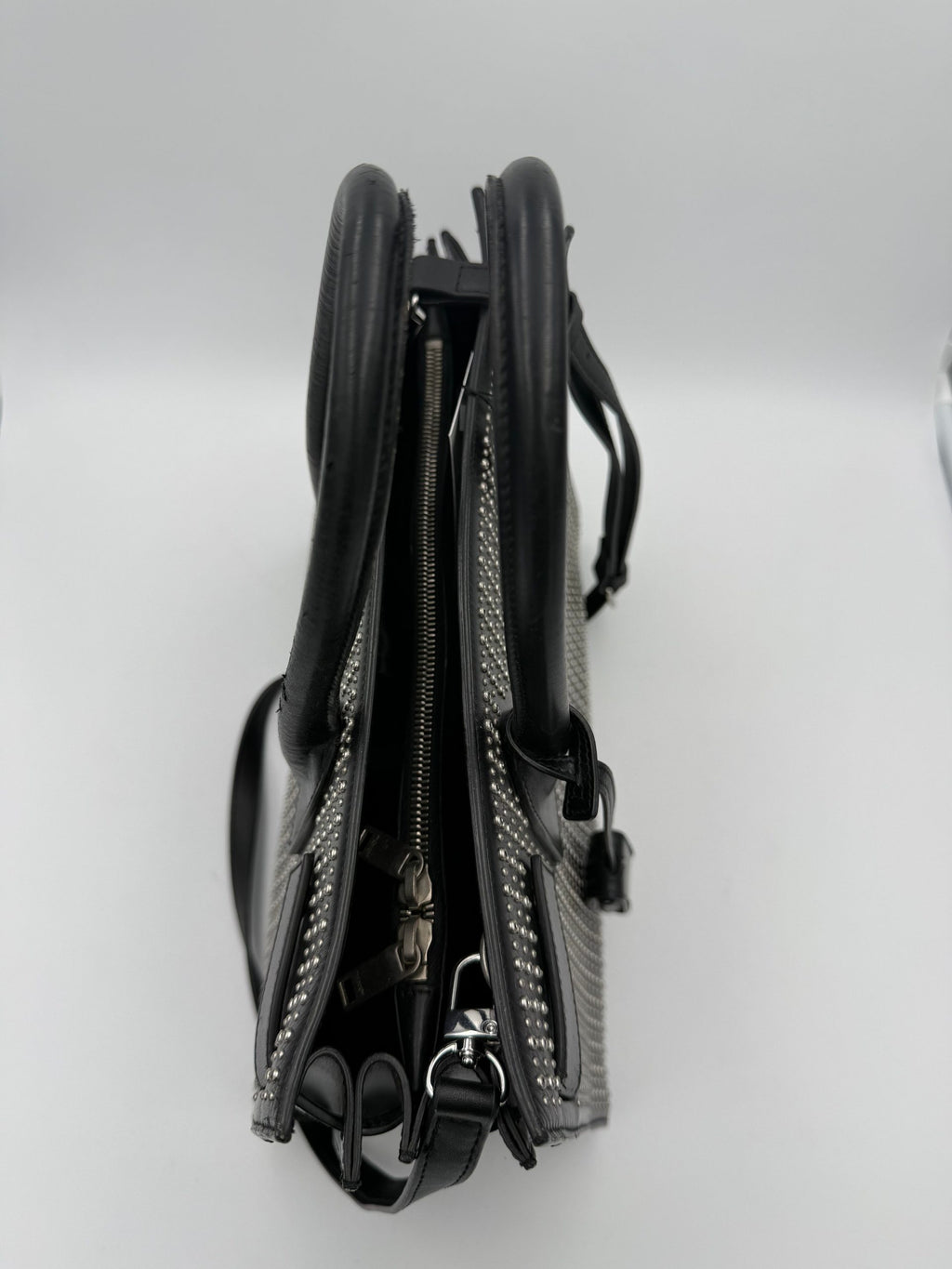 SAINT LAURENT SAC DU JOUR Small Studded Black with Studs Handbag