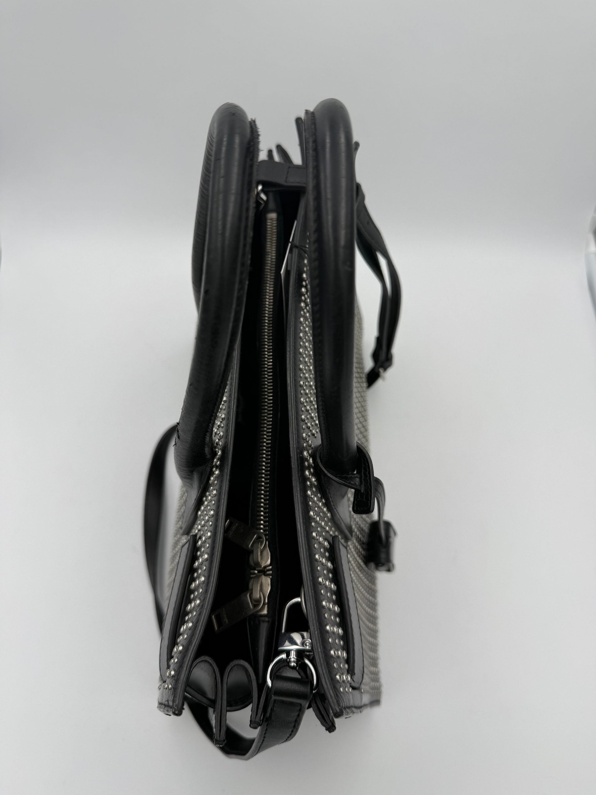 SAINT LAURENT SAC DU JOUR Small Studded Black with Studs Handbag