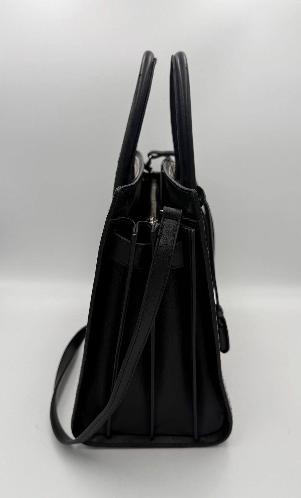 SAINT LAURENT SAC DU JOUR Small Studded Black with Studs Handbag