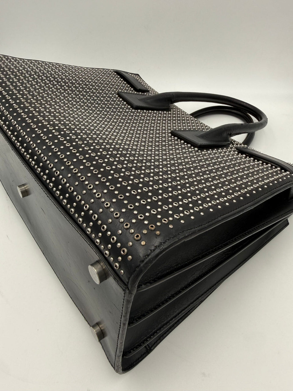 SAINT LAURENT SAC DU JOUR Small Studded Black with Studs Handbag