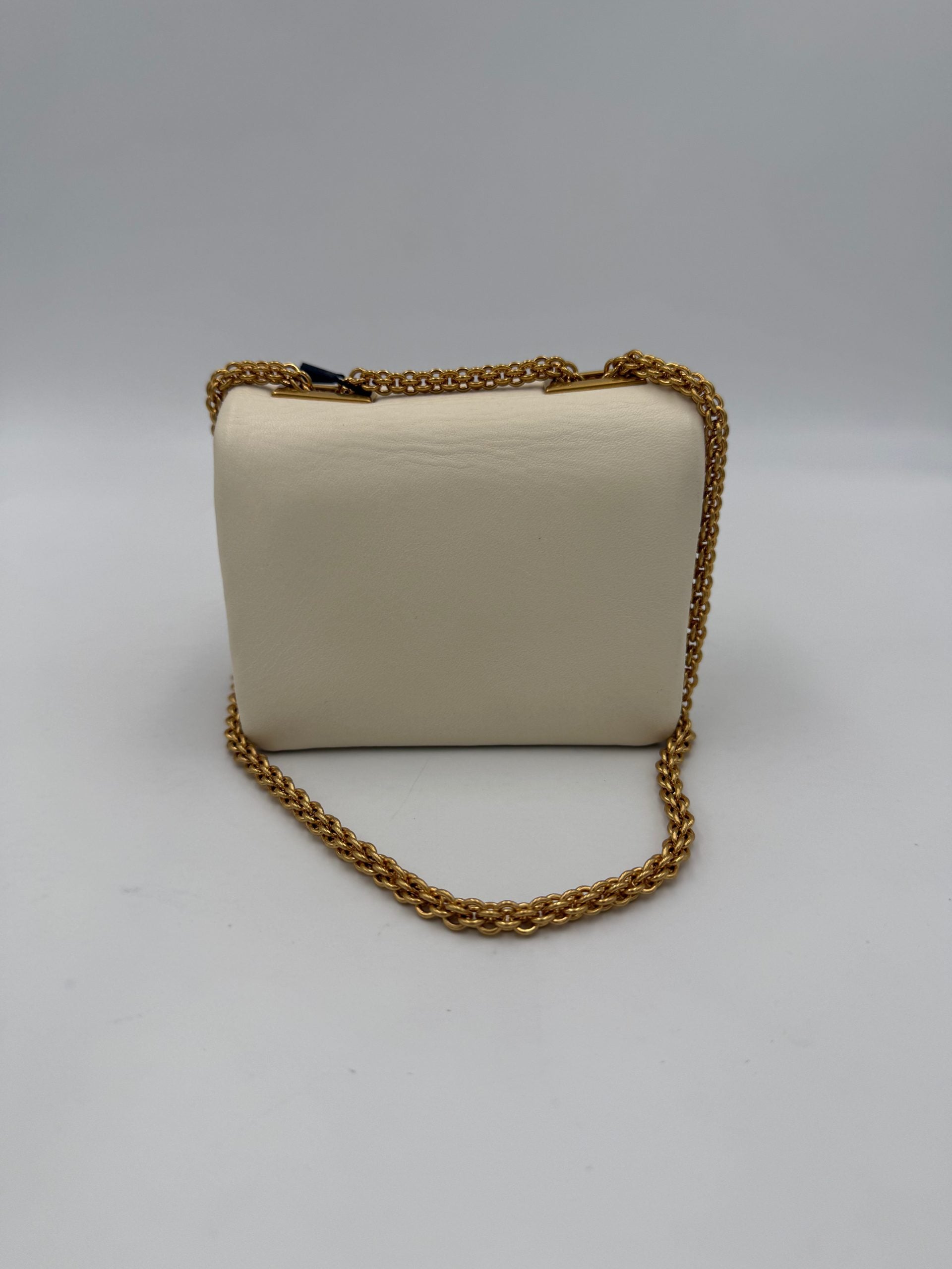 VALENTINO GARAVANI MINIBAG MONOSTUD White Handbag