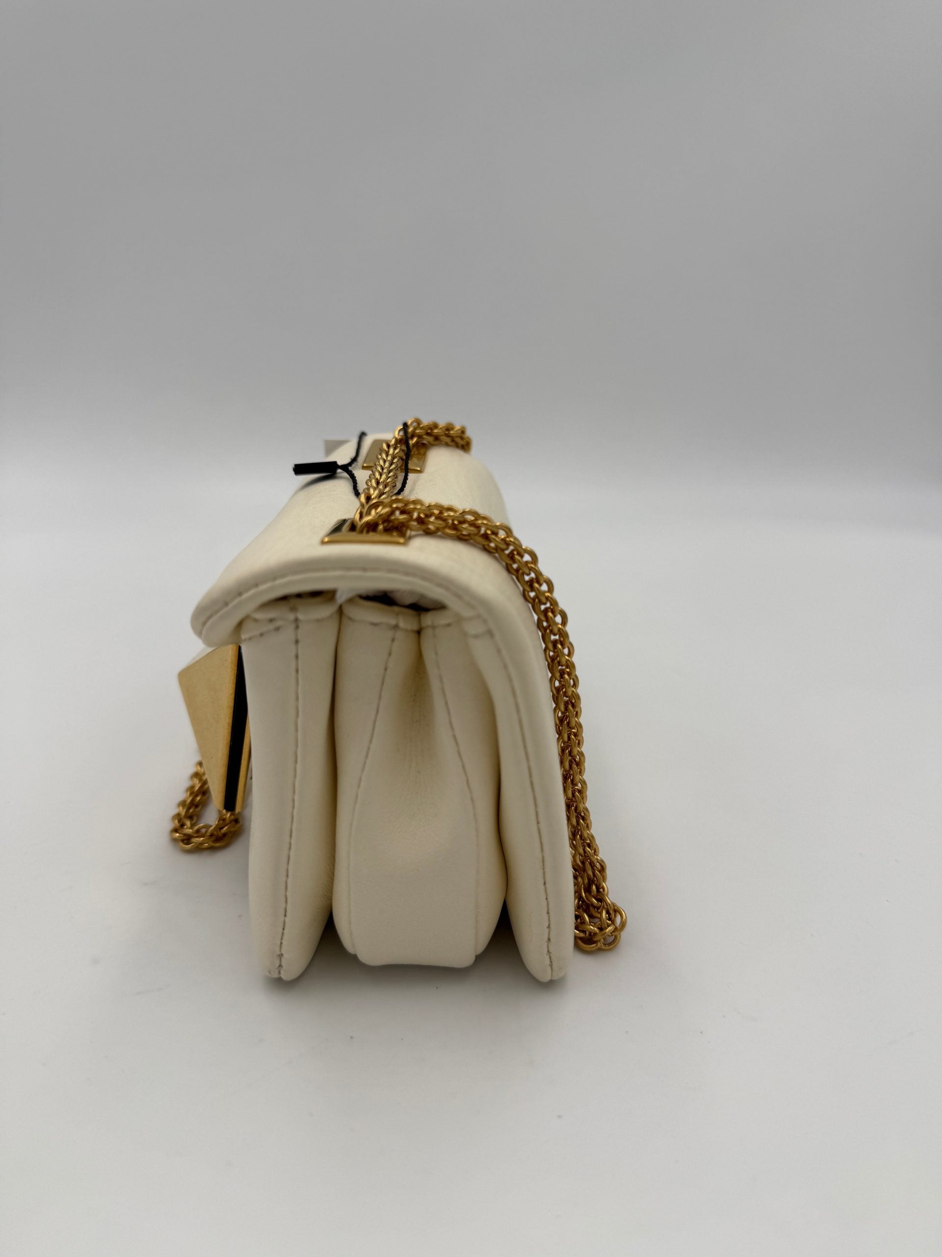 VALENTINO GARAVANI MINIBAG MONOSTUD White Handbag