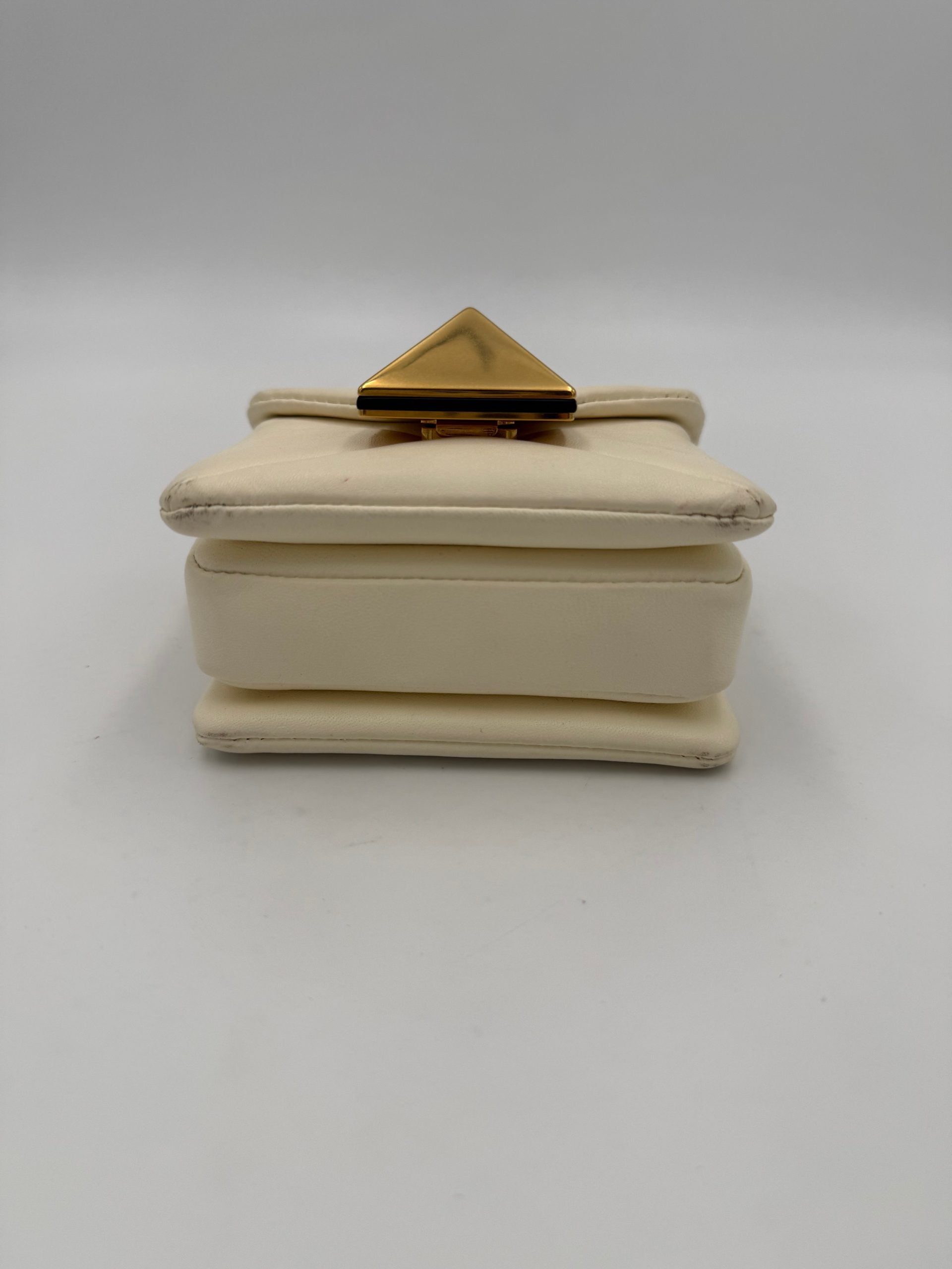 VALENTINO GARAVANI MINIBAG MONOSTUD White Handbag