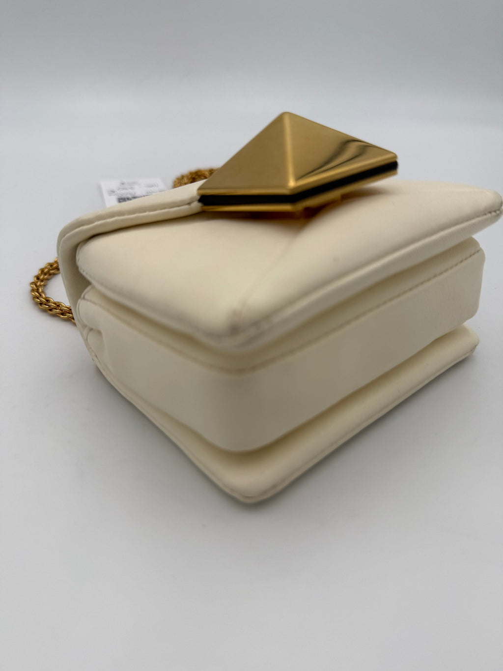 VALENTINO GARAVANI MINIBAG MONOSTUD White Handbag