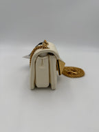 VALENTINO GARAVANI MINIBAG MONOSTUD White Handbag