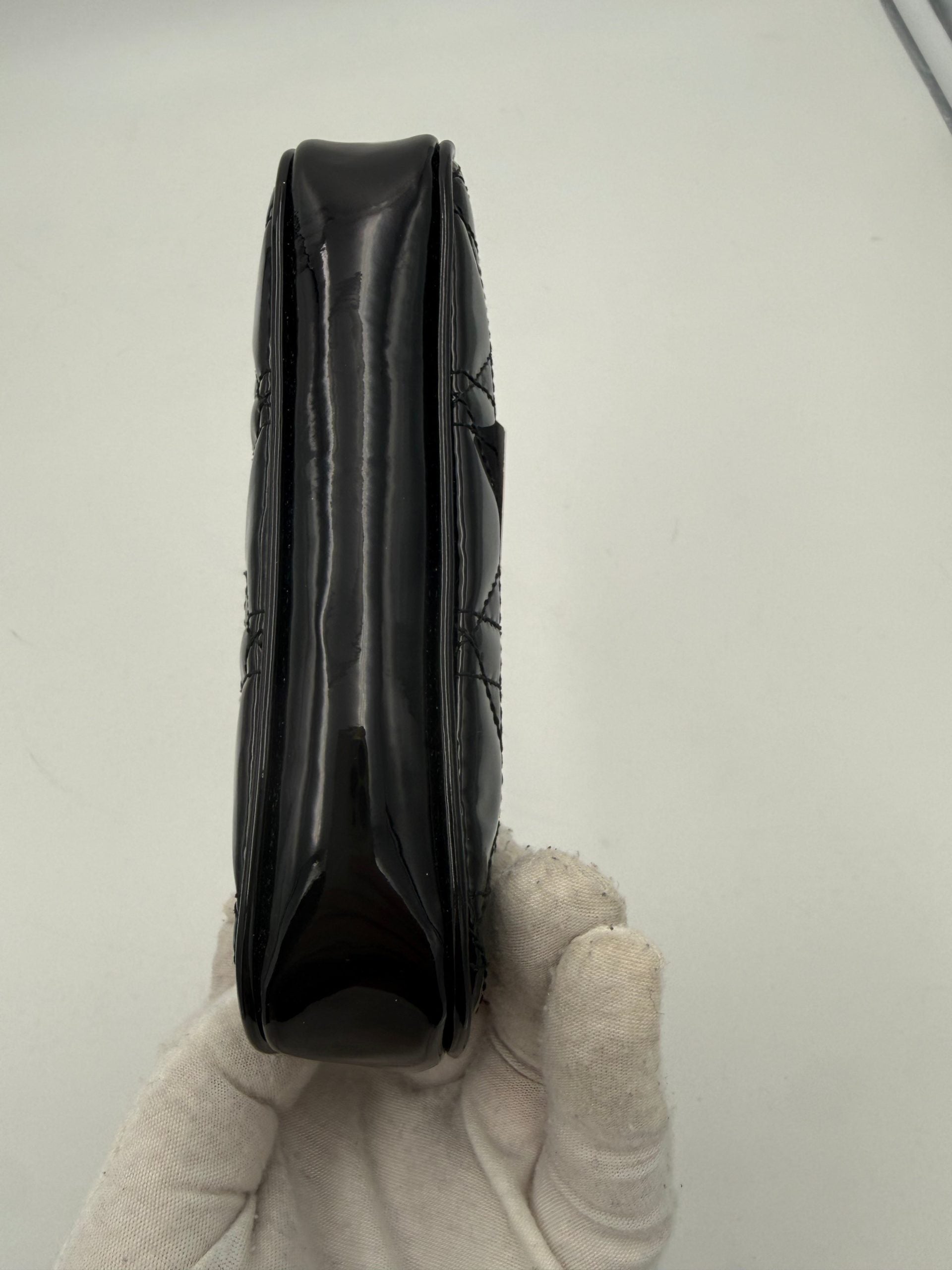 DIOR Lady Dior Cannage Patent Pouch