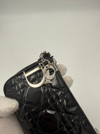 DIOR Lady Dior Cannage Patent Pouch