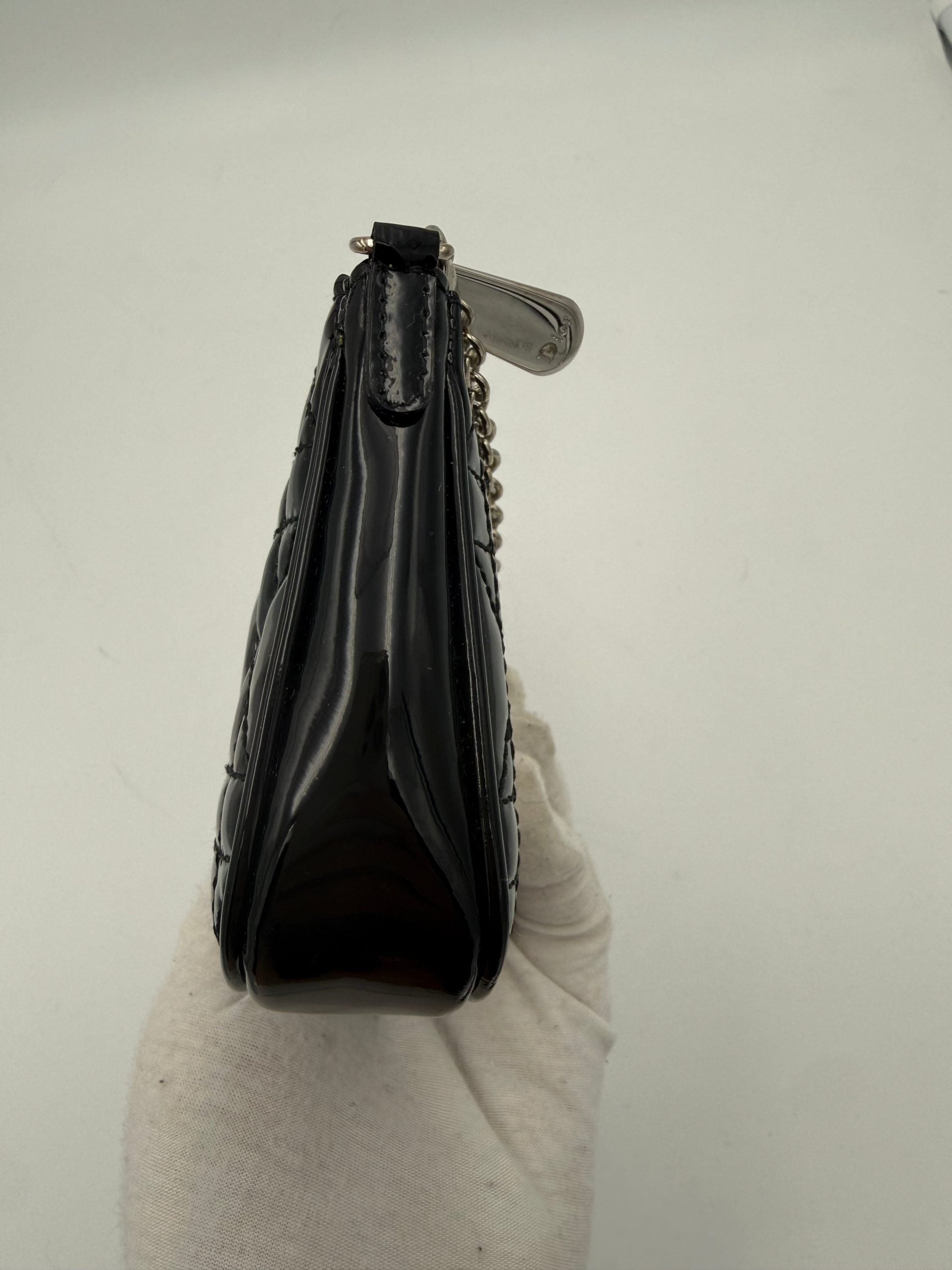 DIOR Lady Dior Cannage Patent Pouch