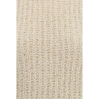 Beige Cotton Sleeveles Sweater
