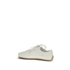 White Calf Leather Bos Taurus Athletic Sneakers