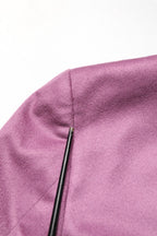Purple Cashmere Slim Fit Coat Jacket Blazer