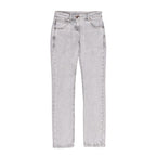 Blue Cotton Straight-Leg Jeans