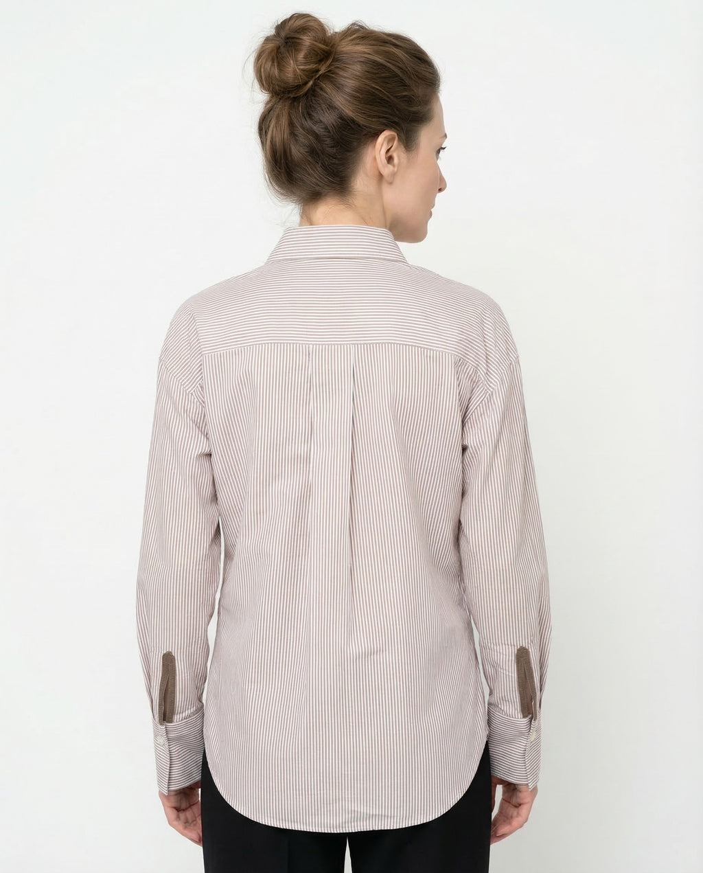 White Cotton Pattern Shirt