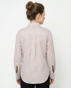 White Cotton Pattern Shirt