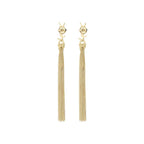 Gold Brass Earrings