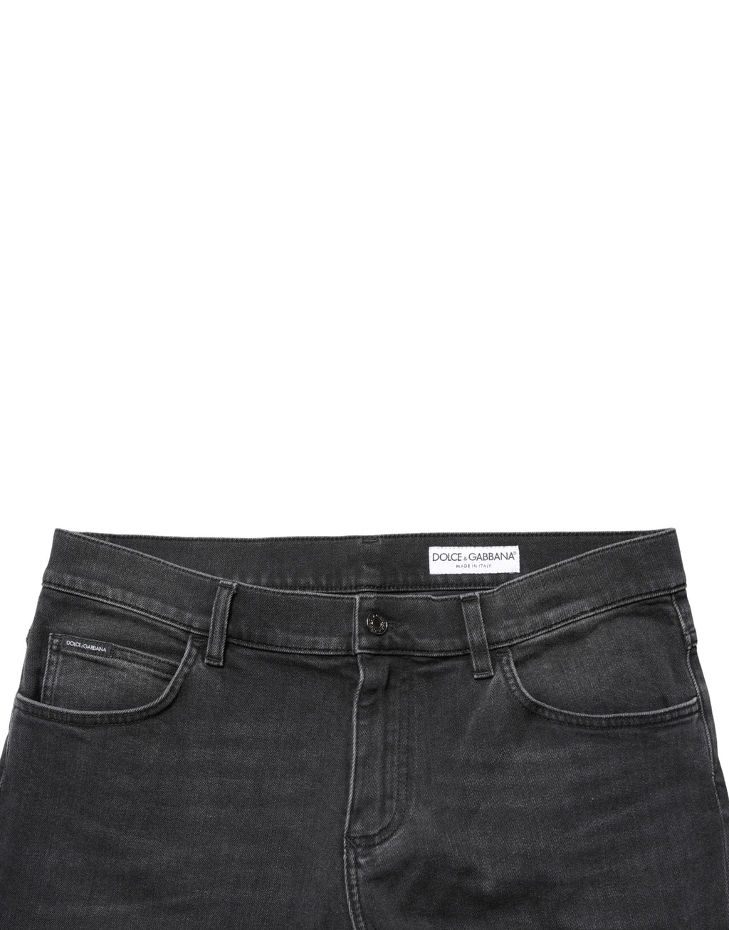Black Cotton Stretch Regular SkinnyDenim Jeans