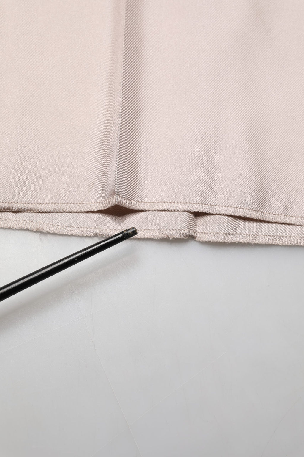 Beige Silk Straight Formal DressTrouser Pants