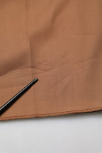 Brown Cotton Straight Men Dress Trouser Pants