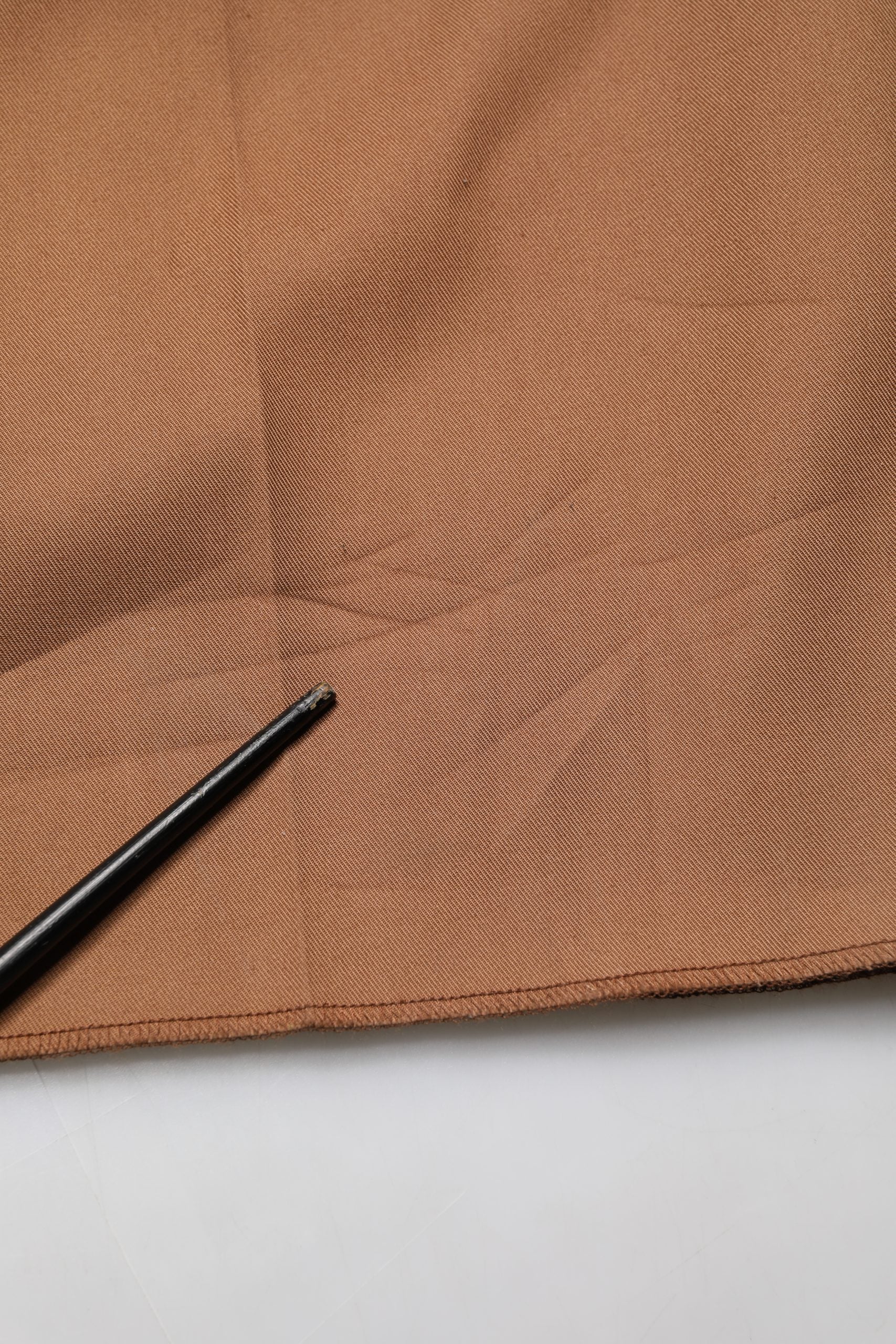 Brown Cotton Straight Men Dress Trouser Pants