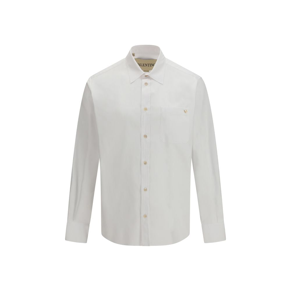 White Cotton Dress Shirt