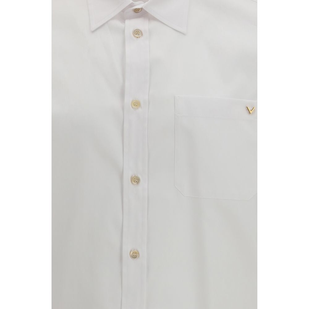White Cotton Dress Shirt