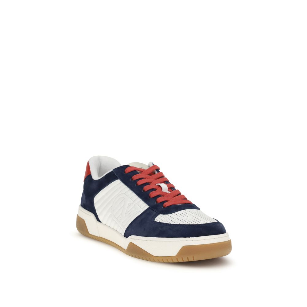 Multicolor Calf Leather Bos Taurus Athletic Sneakers