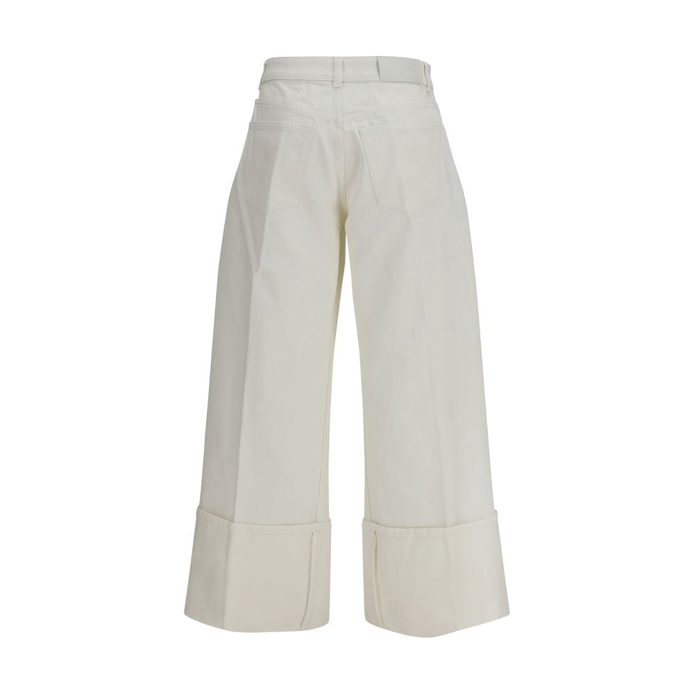 White Cotton Jeans Denim