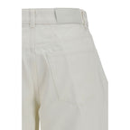 White Cotton Jeans Denim