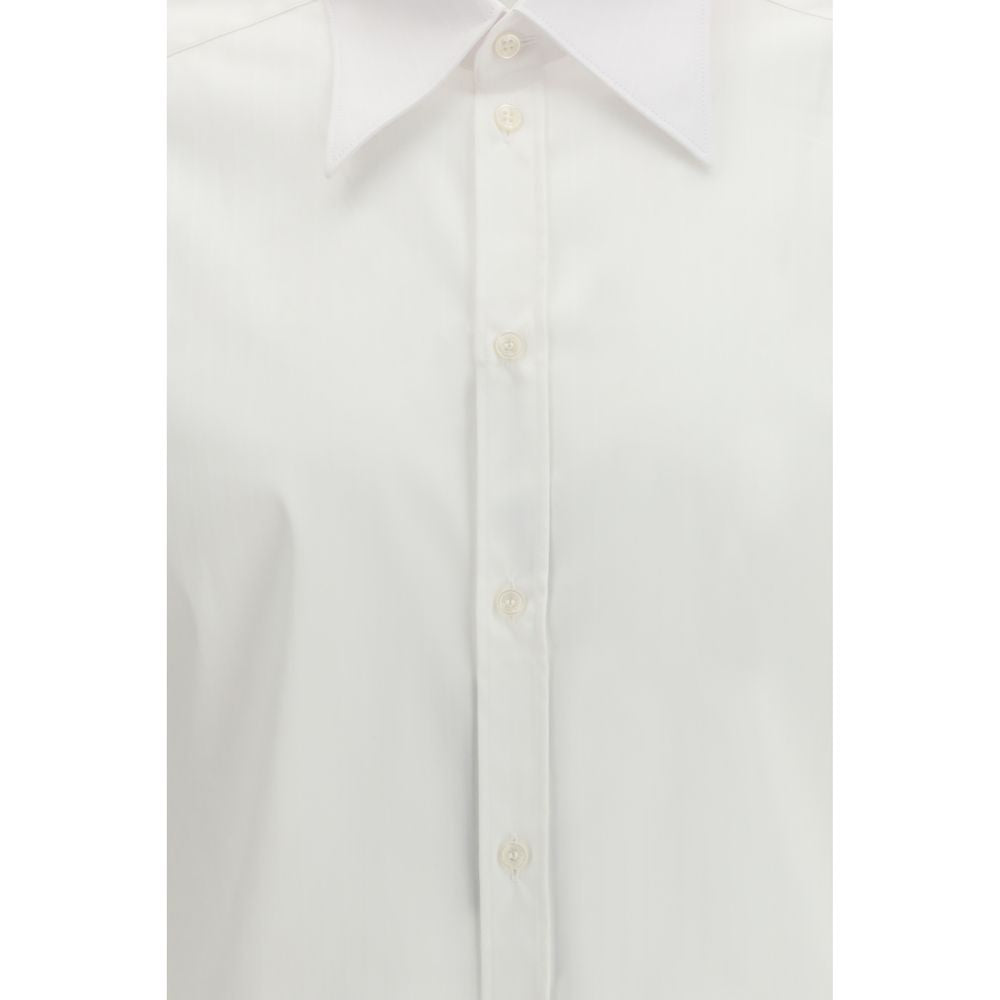 White Alpaca Vicugna Pacos Dress Shirt