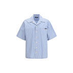 Blue Cotton Shortsleeve Shirt