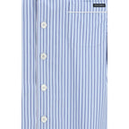 Blue Cotton Shortsleeve Shirt