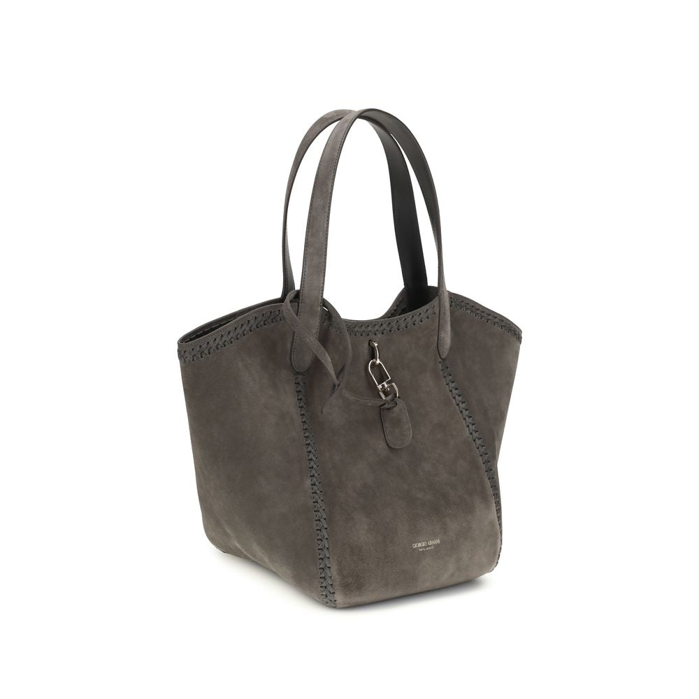Gray Calf Leather Bos Taurus Shoulder Bag